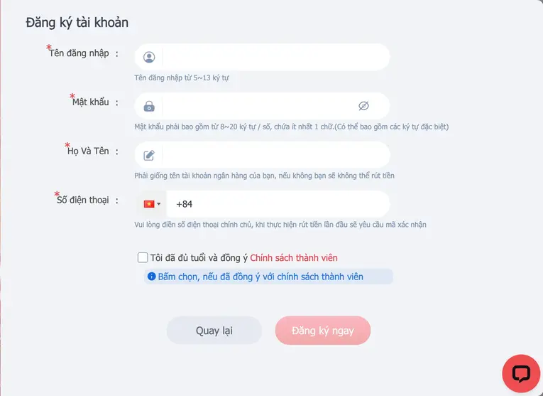 Đăng Ký Tài Khoản 33WI Nhanh Chóng Và Dễ Dàng